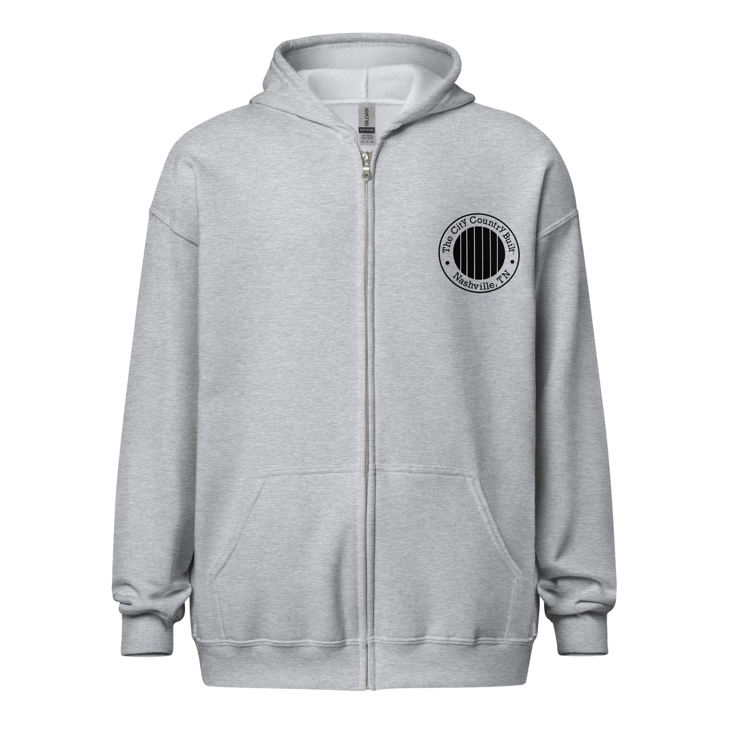 Roots Unisex Zip Hoodie With Seal on Front