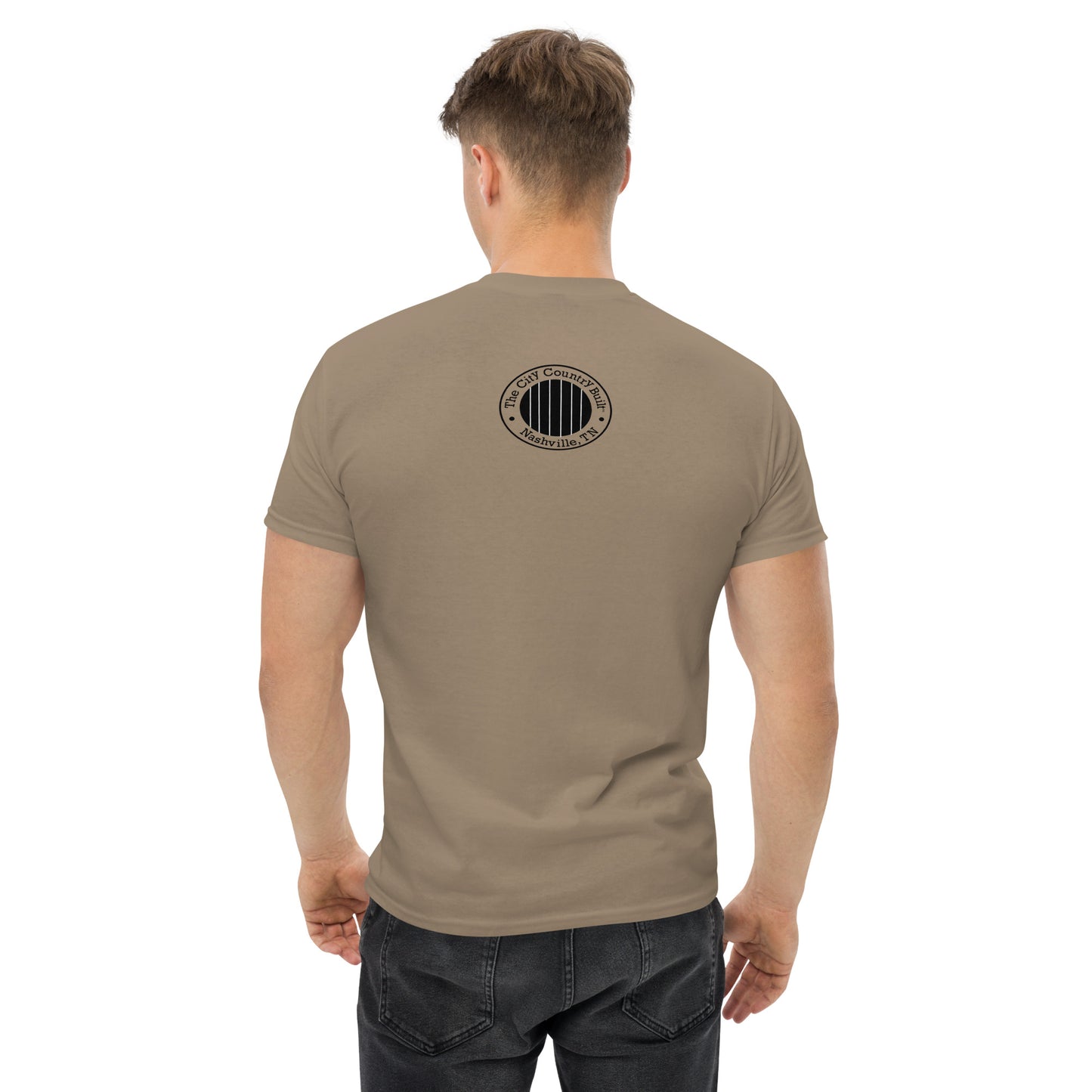 Seal Men's T-Shirt With Seal on Back