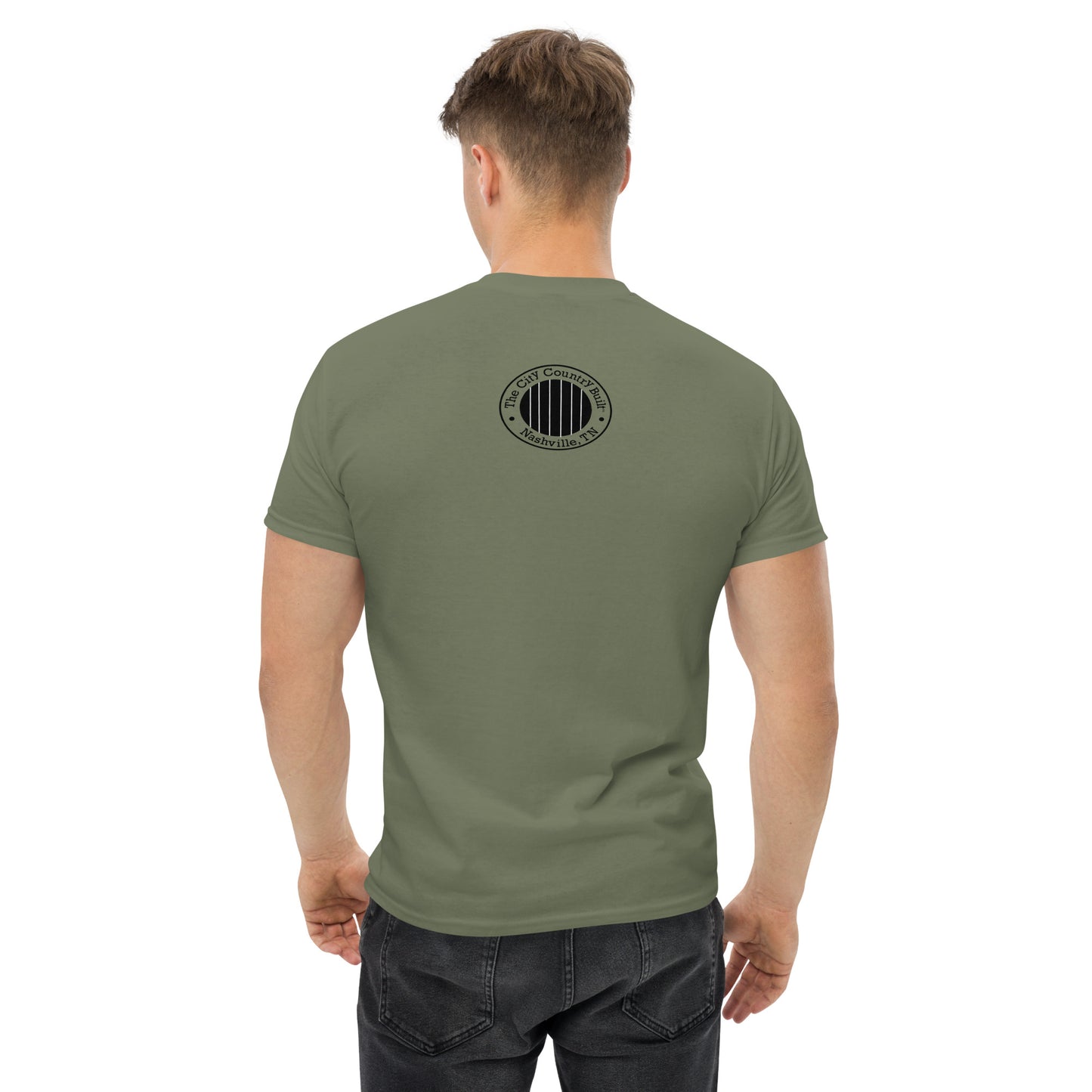 Seal Men's T-Shirt With Seal on Back