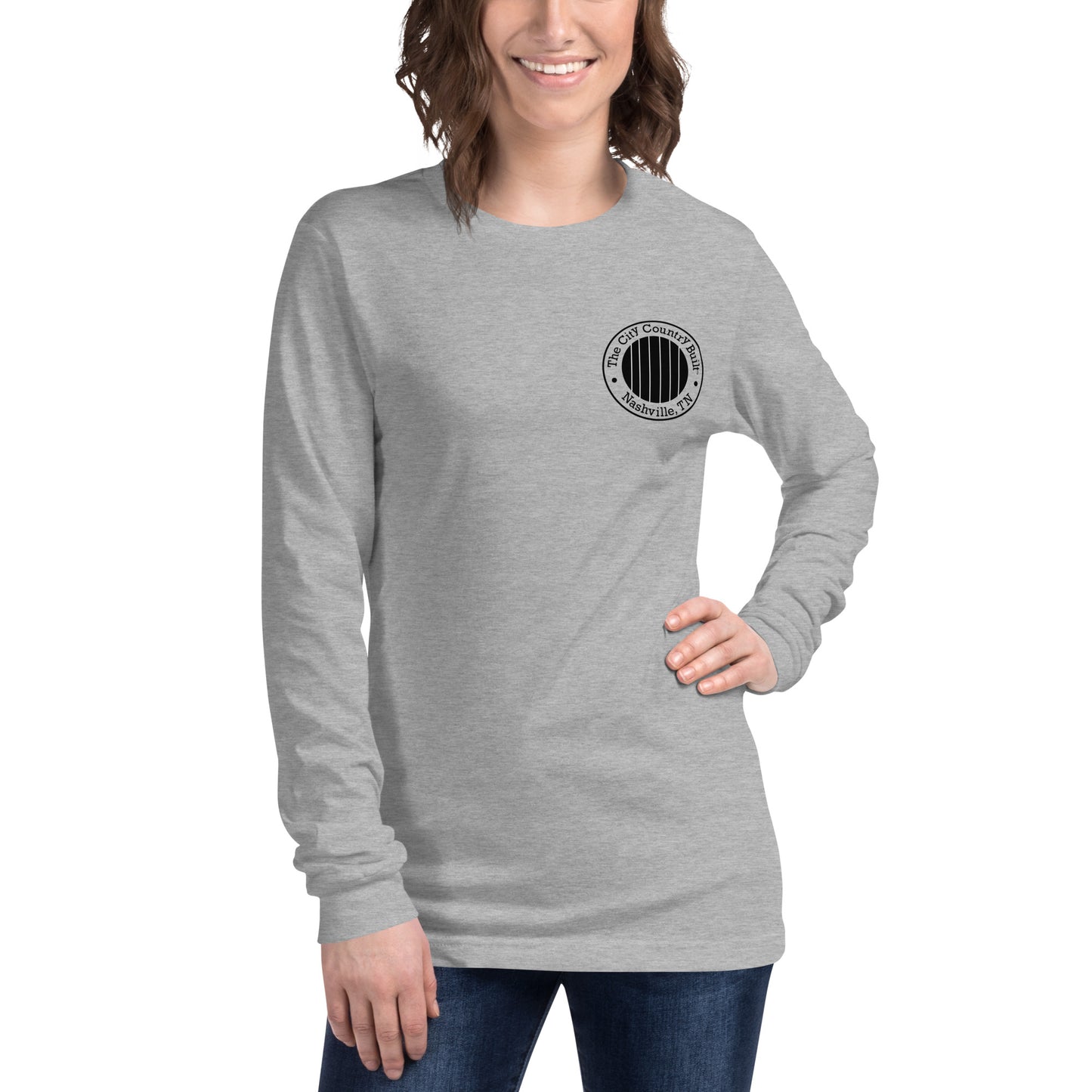 Icon Unisex Long-Sleeve Shirt With Seal on Front