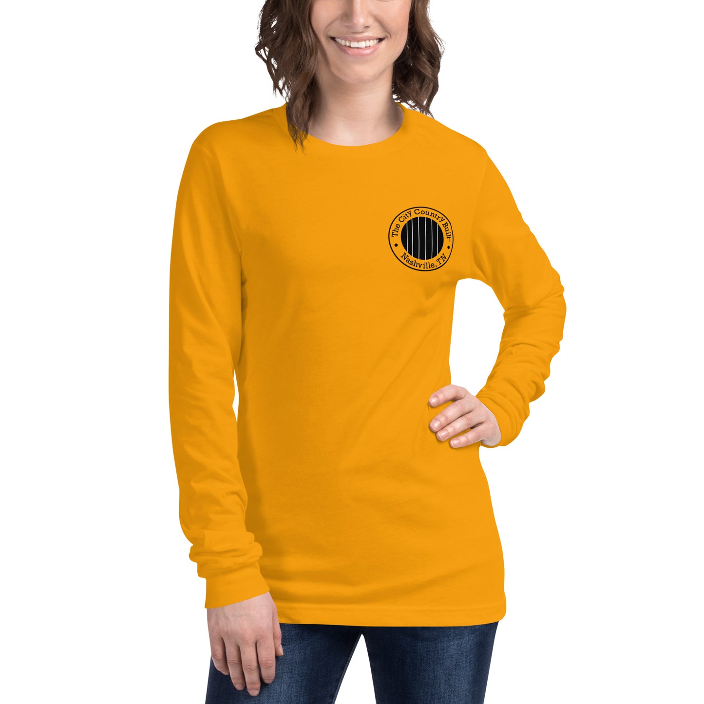 Icon Unisex Long-Sleeve Shirt With Seal on Front