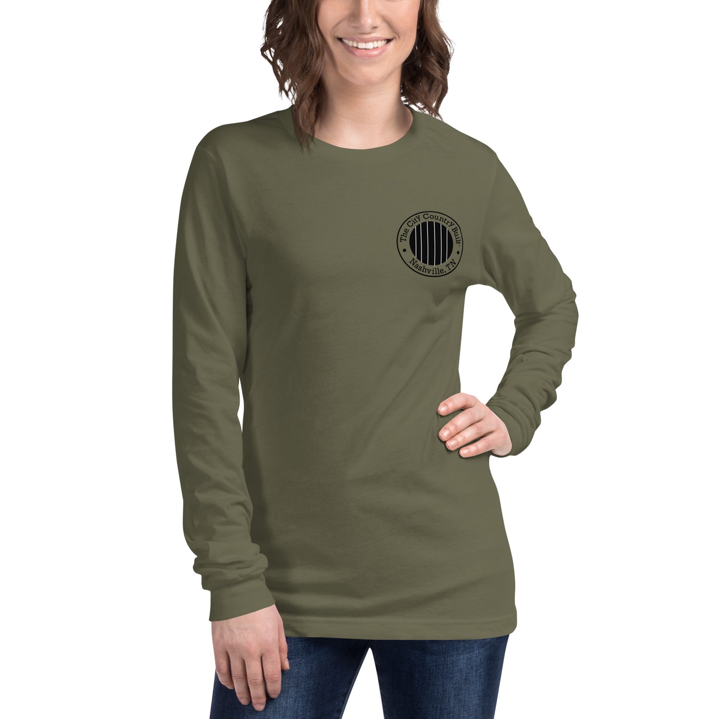 Icon Unisex Long-Sleeve Shirt With Seal on Front