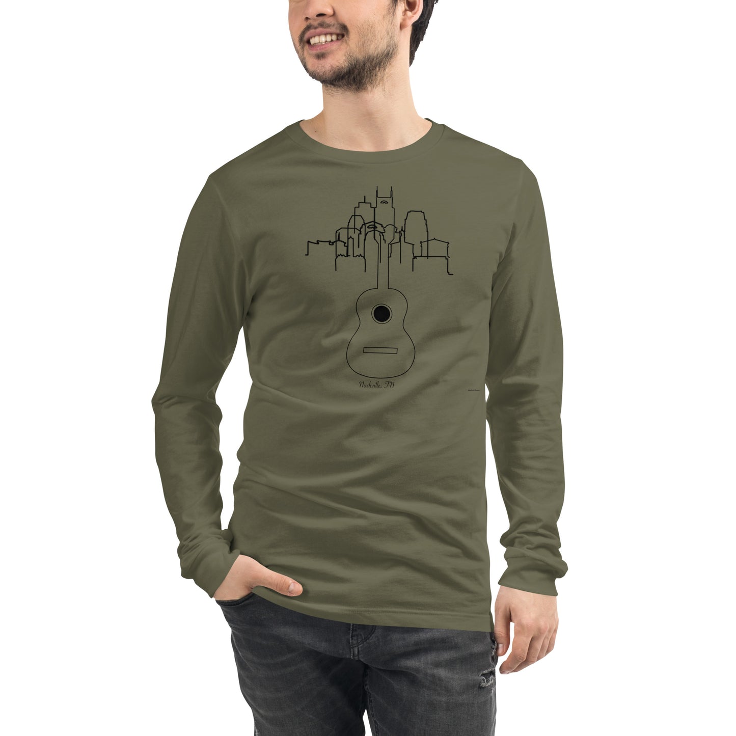 Roots Unisex Long-Sleeve Shirt With Seal on Back