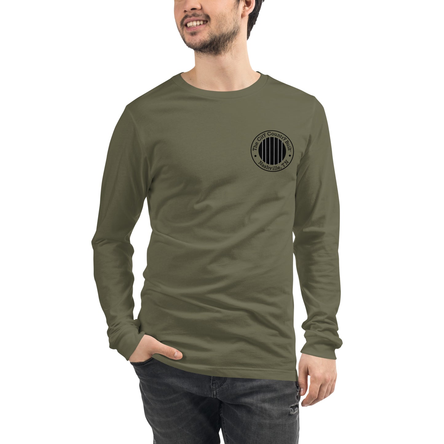 Roots Unisex Long-Sleeve Shirt With Seal on Front