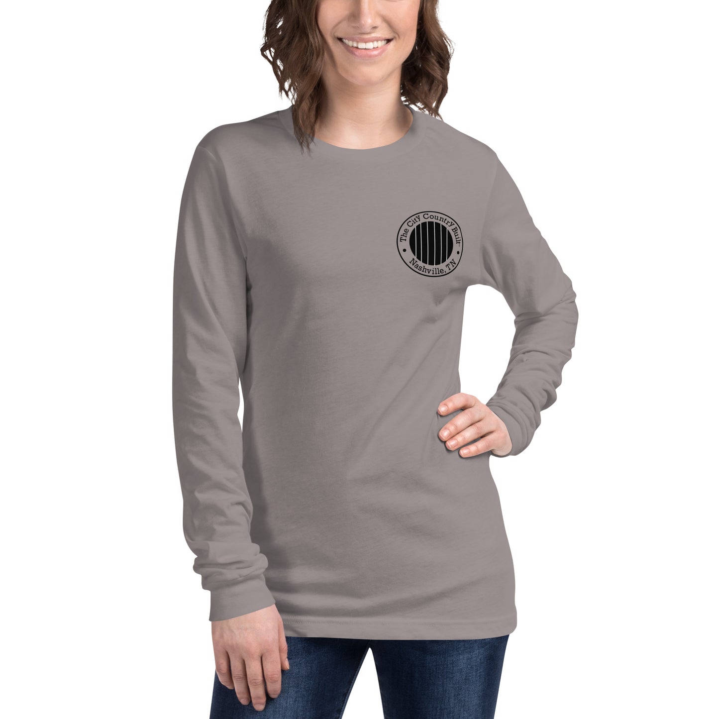 Icon Unisex Long-Sleeve Shirt With Seal on Front